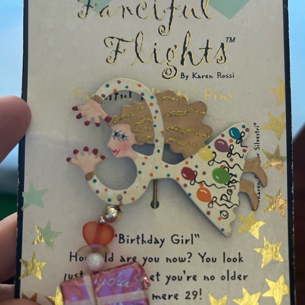 Karen Rossi Birthday Pin